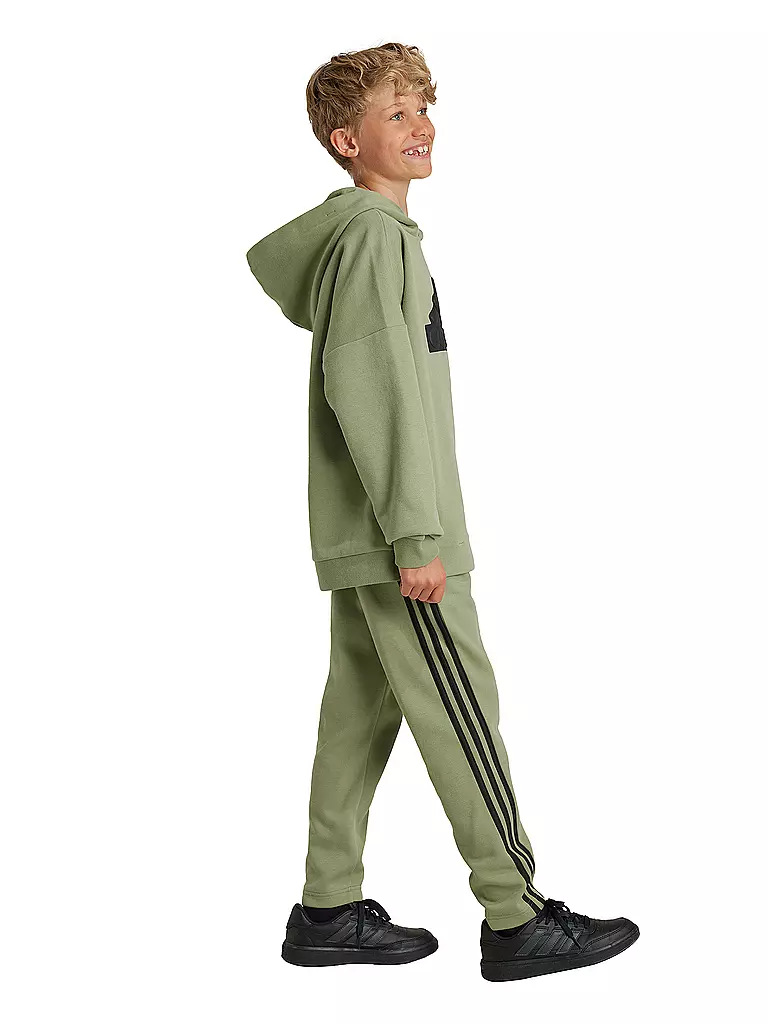 ADIDAS | Kinder Jogginghose Future Icons 3-Streifen Ankle | olive