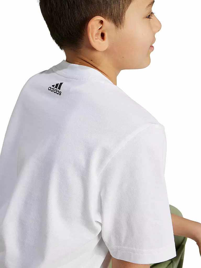 ADIDAS | Kinder T-Shirt Essentials Two-Color Big Logo | weiss