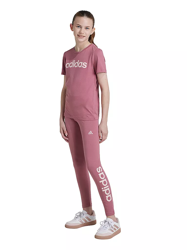 ADIDAS | Mädchen Tight Essentials Linear Logo  | beere