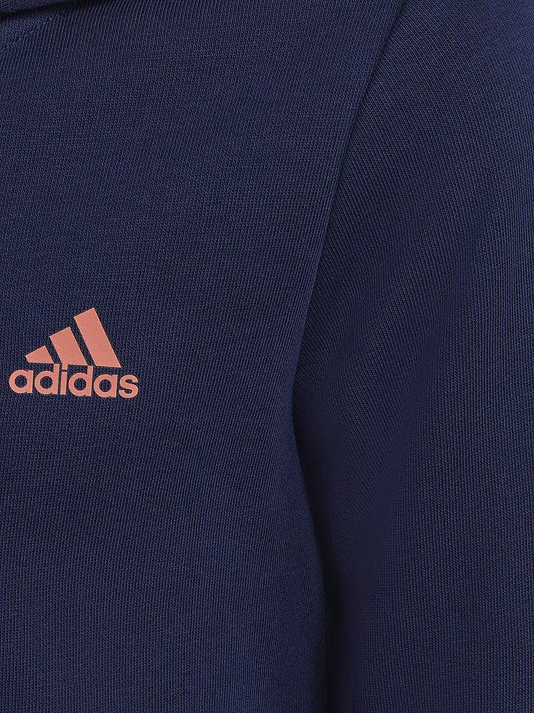 Adidas Mädchen Kapuzenjacke Essentials Linear Logo Dunkelblau 5443