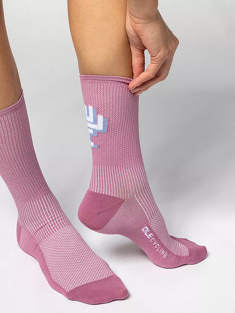 ALE | Damen Radsocken Sauvage | pink