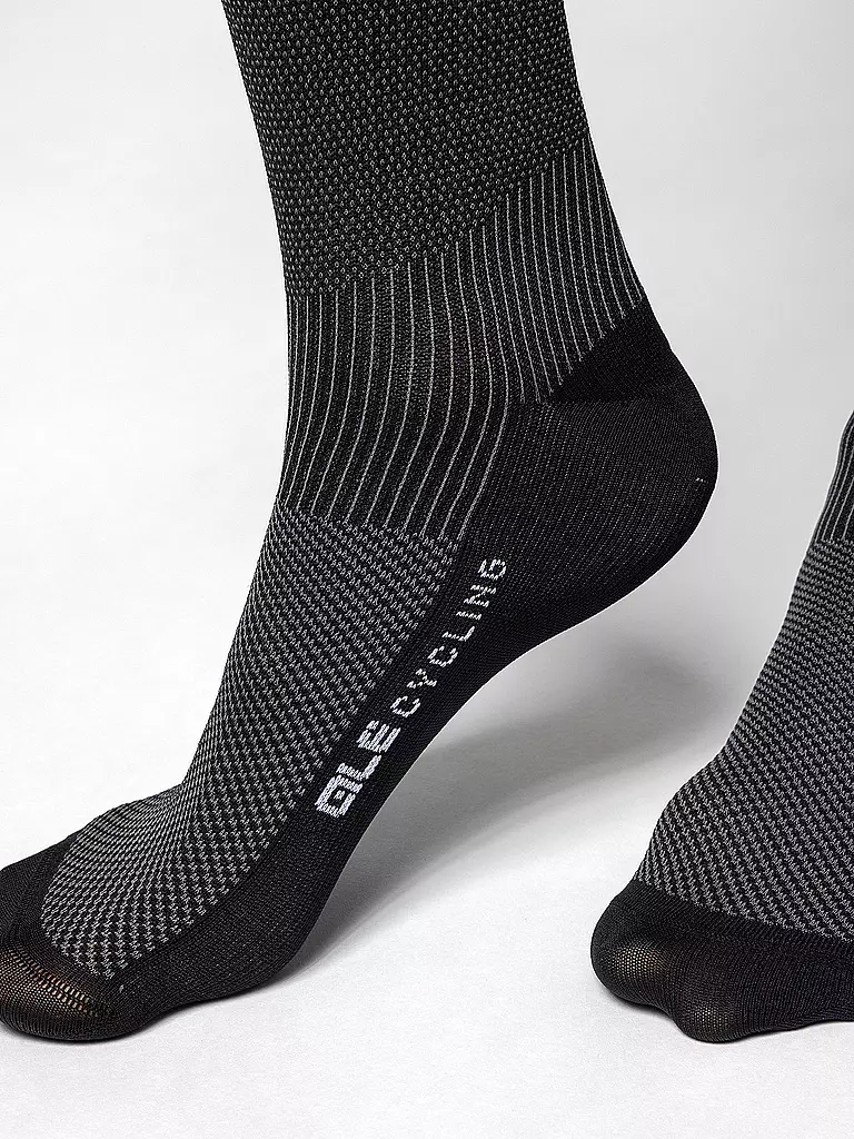 ALE | Herren Radsocken Sauvage | schwarz