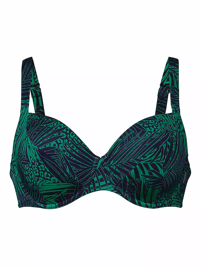 ANITA | Damen Bikinioberteil Green Shades | dunkelblau