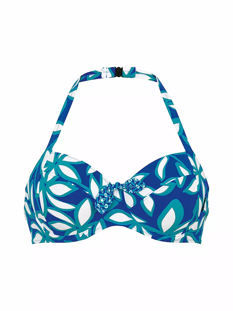 ANITA | Damen Bikinioberteil RF-Beach Blossom | blau