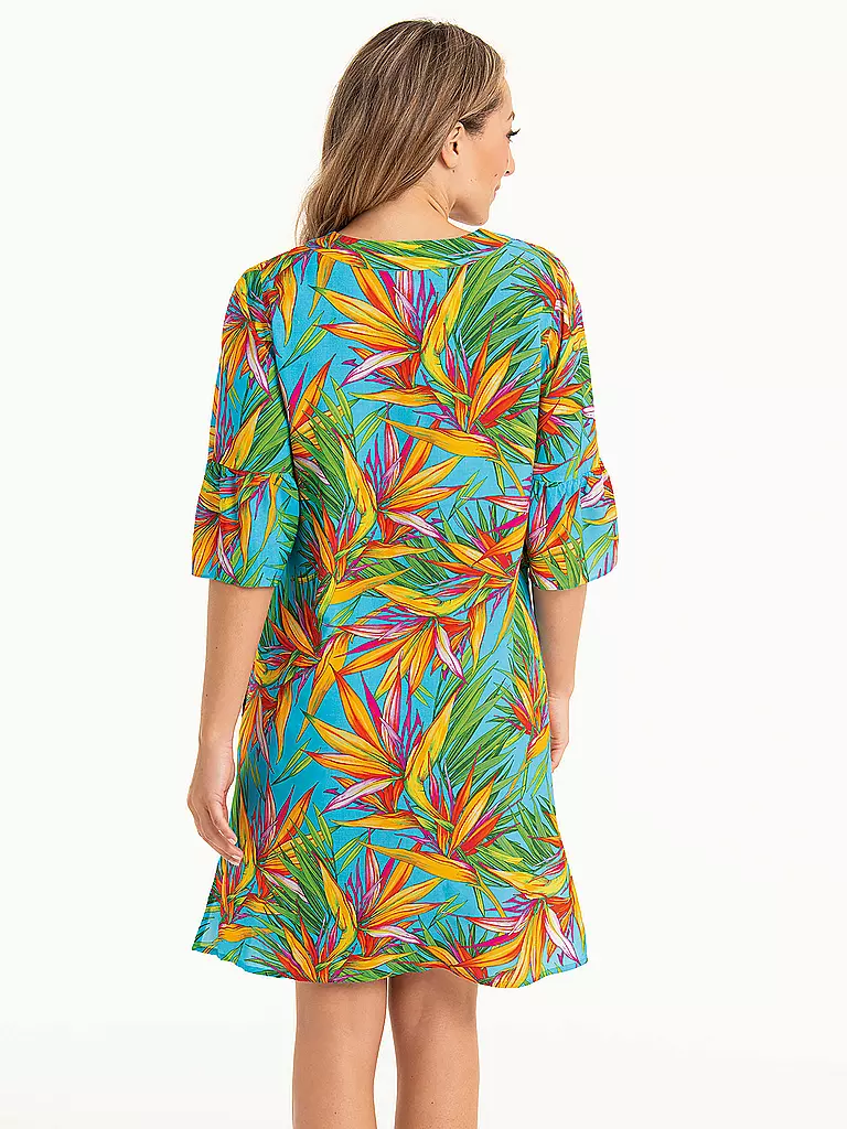 ANITA | Damen Kleid Candy Tropics | türkis