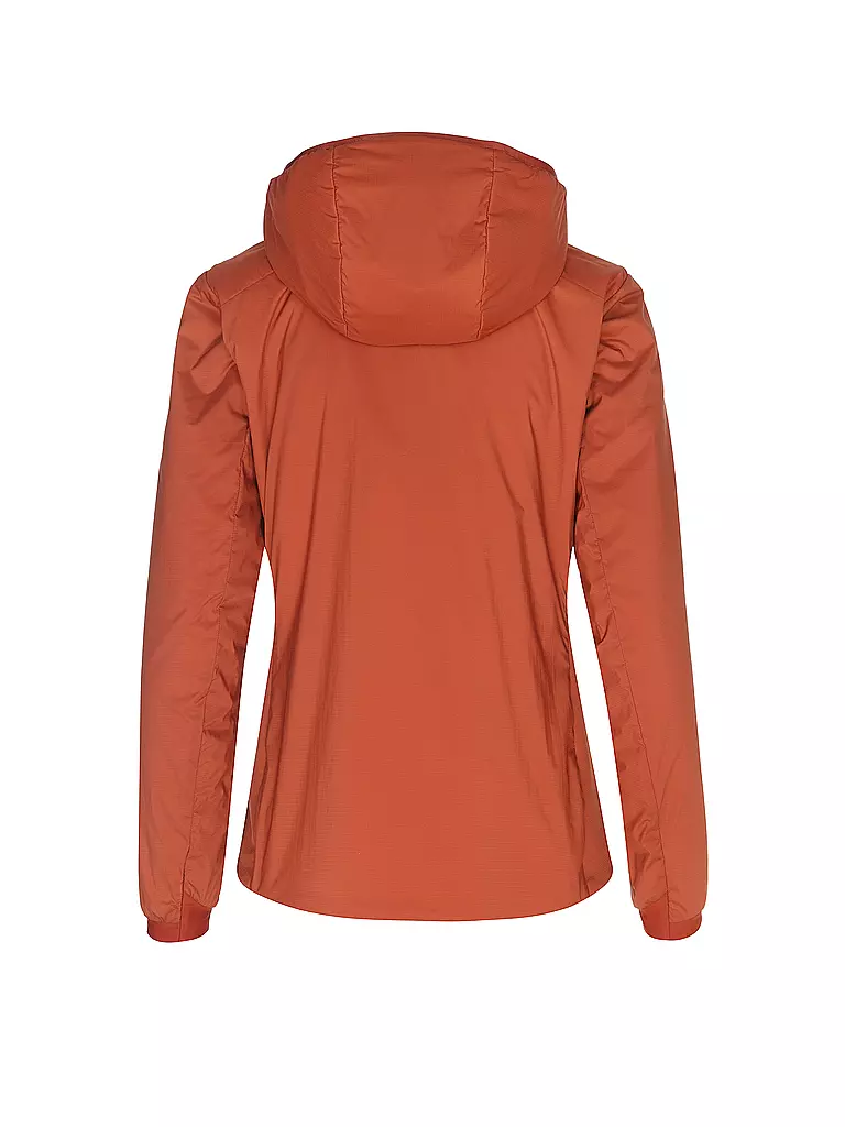 ARCTERYX | Damen Isojacke Atom Hoodie | dunkelrot