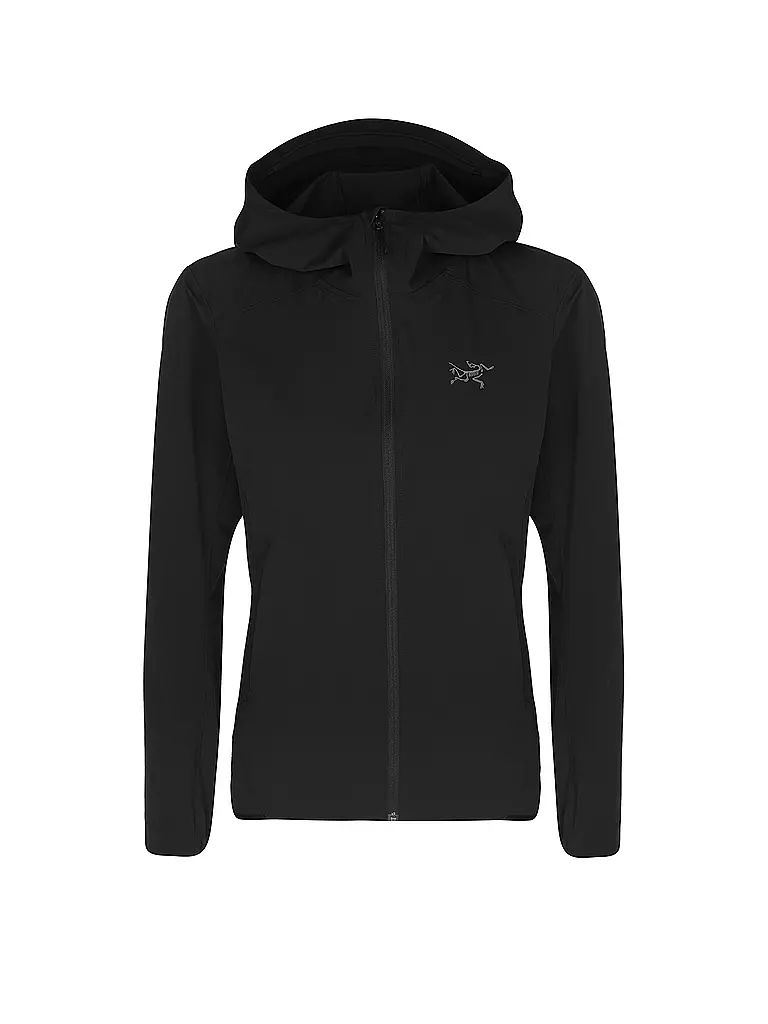 ARCTERYX | Damen Softshell Wanderjacke Gamma Lightweight Hoodie | schwarz