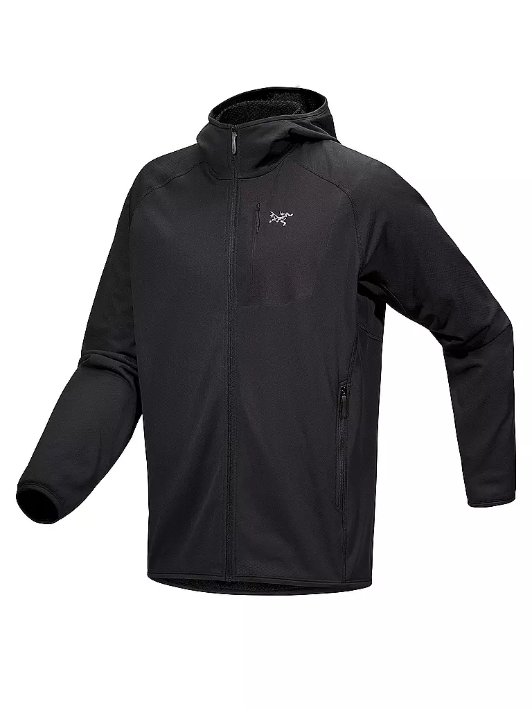 ARCTERYX | Herren Fleecejacke Delta Hoodie | schwarz