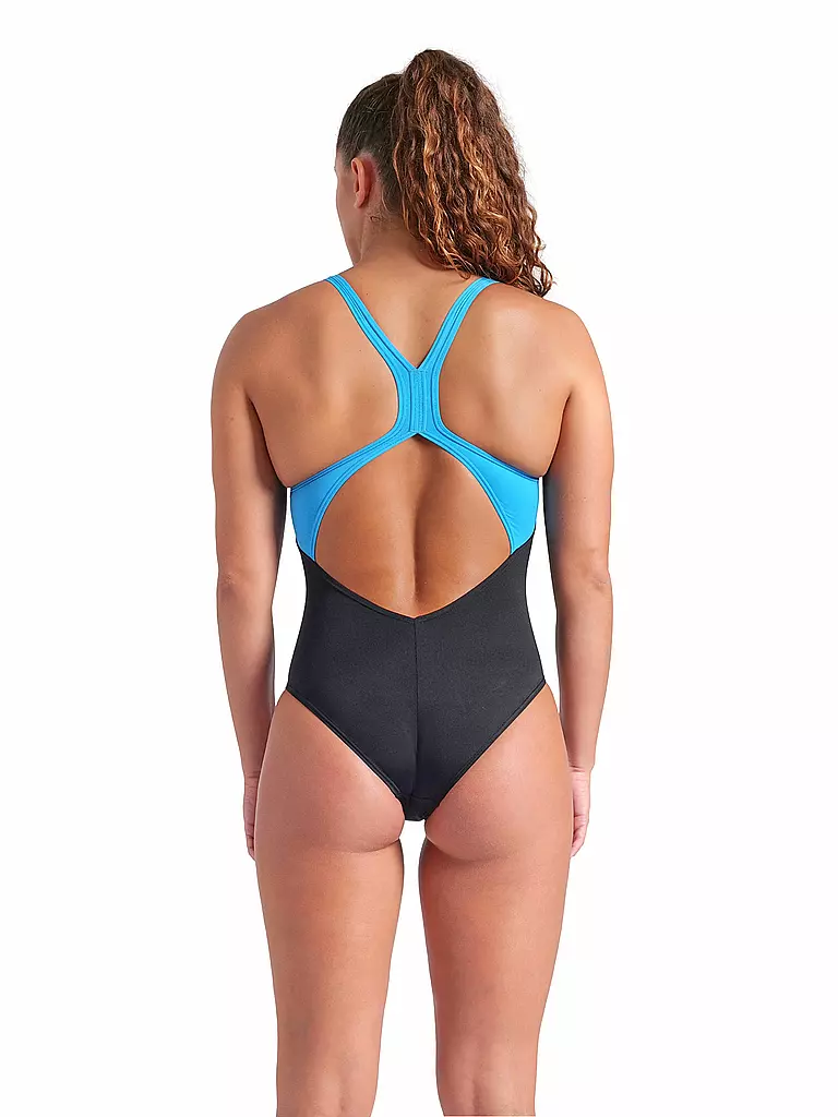 ARENA | Damen Badeanzug Ripples V-Back | dunkelblau