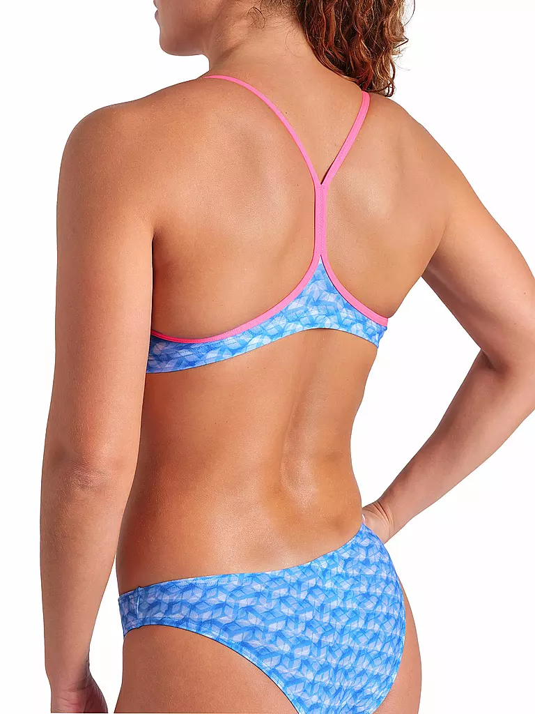 ARENA | Damen Bikini Monogram | blau