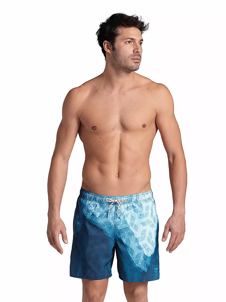 ARENA | Herren Badeshort Beach Boxer Placed | bunt