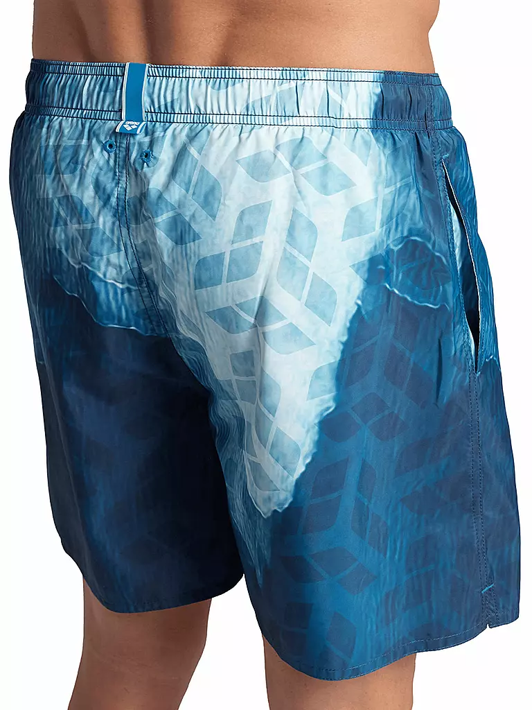 ARENA | Herren Badeshort Beach Boxer Placed | bunt