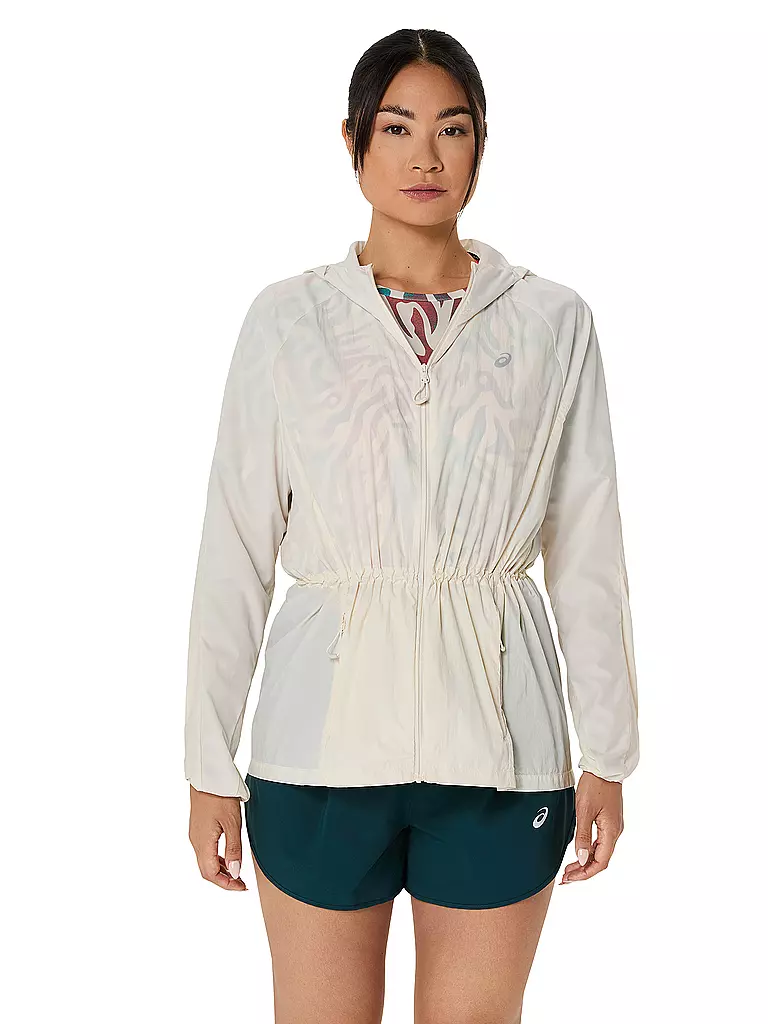 ASICS | Damen Laufjacke Road Packable | creme