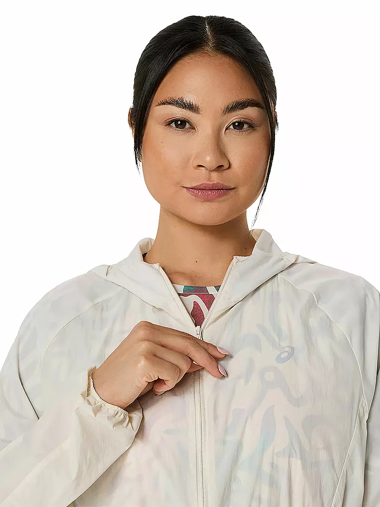 ASICS | Damen Laufjacke Road Packable | creme