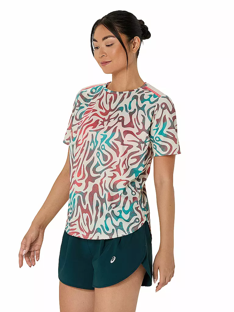 ASICS | Damen Laufshirt Road All Over Print SS Top | bunt