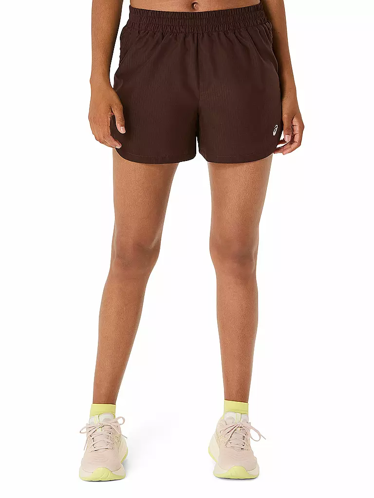 ASICS | Damen Laufshort Nagino Run Adjustable 4inch | braun