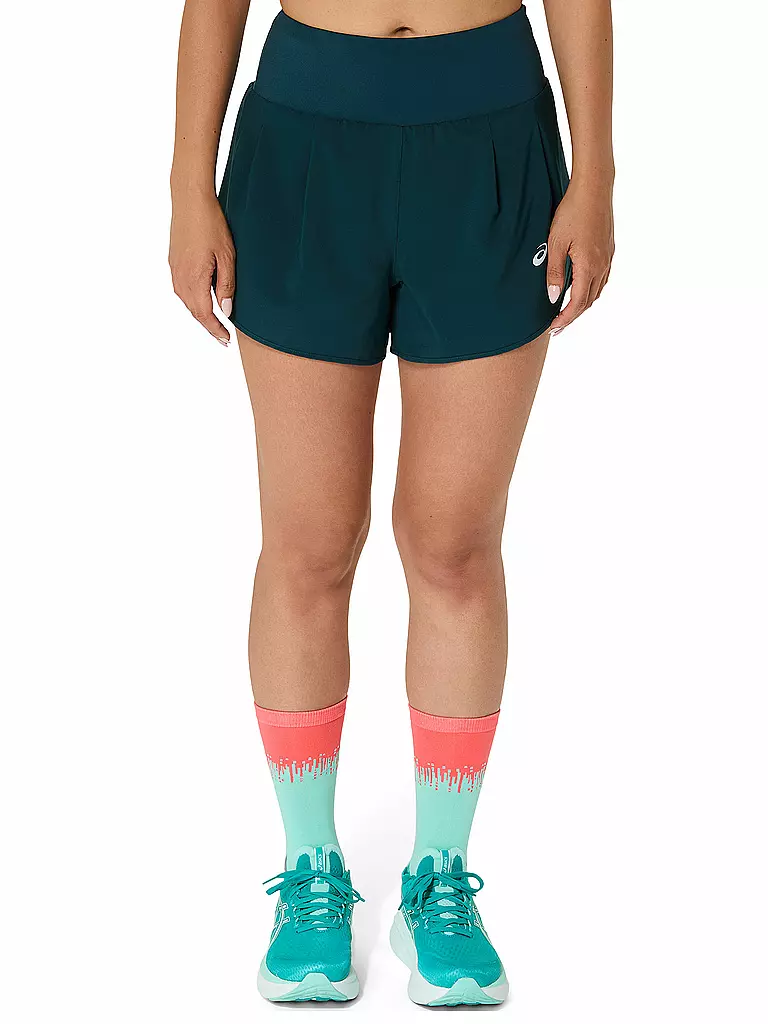 ASICS | Damen Laufshort Road 3,5 in | petrol