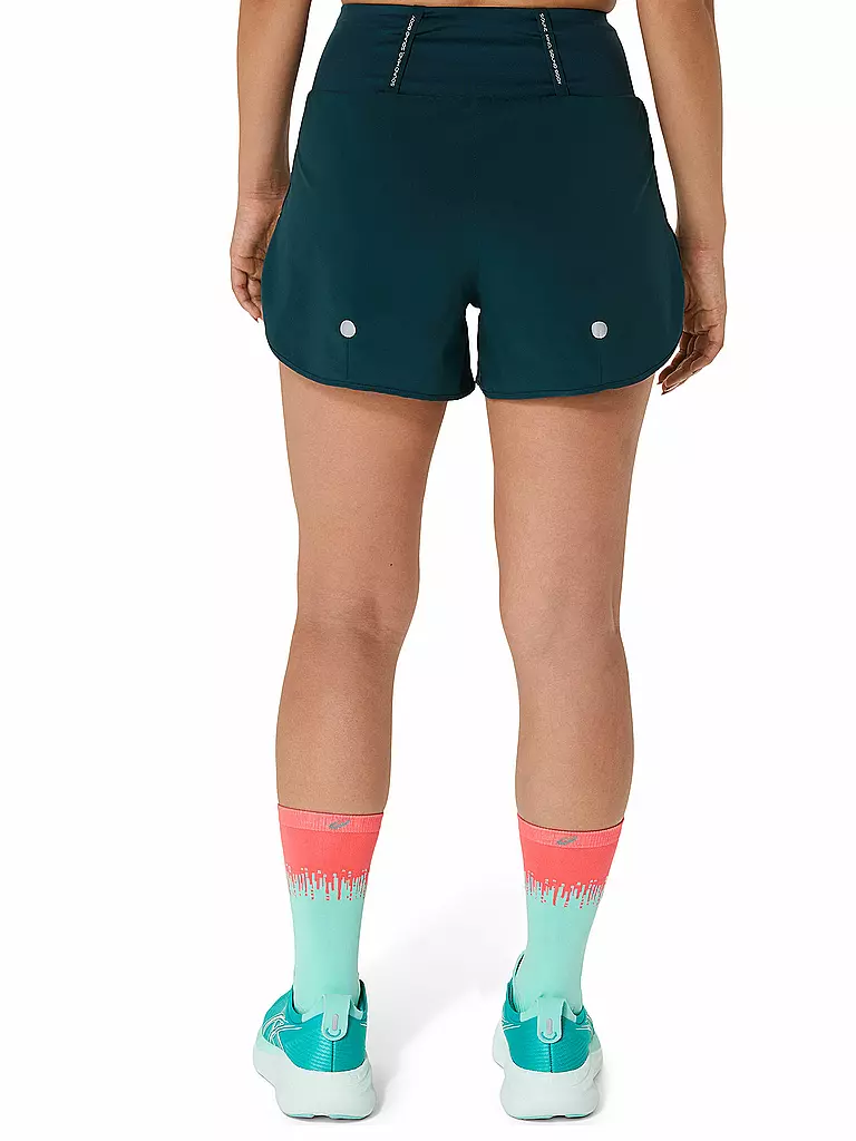 ASICS | Damen Laufshort Road 3,5 in | petrol