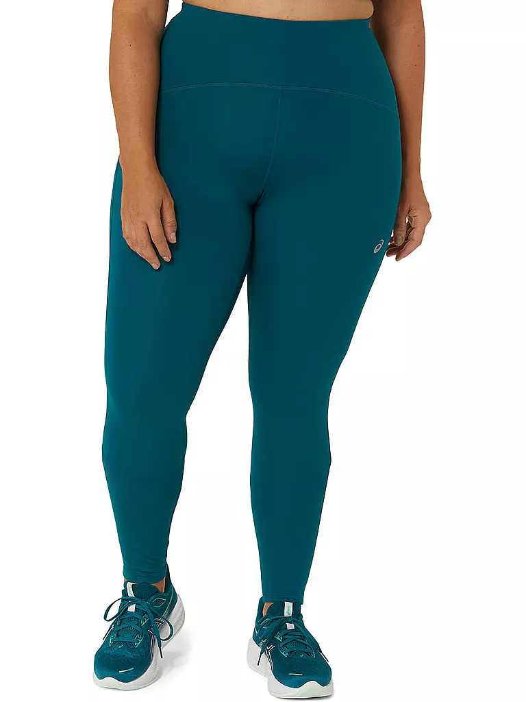 ASICS | Damen Lauftight Road High Waist | dunkelgrün