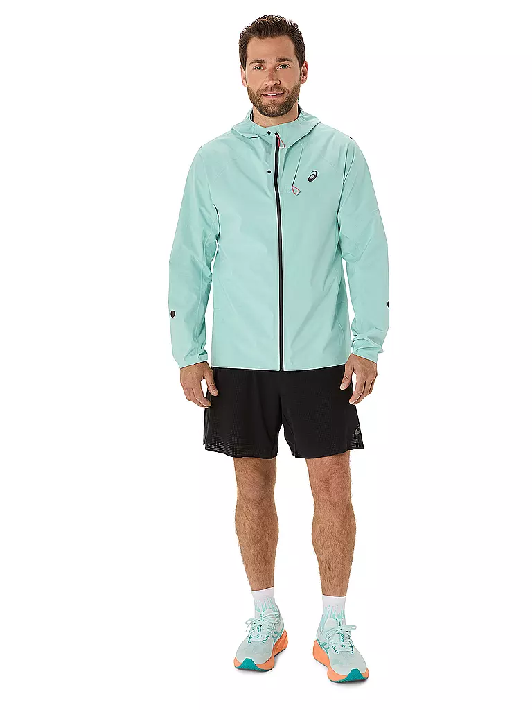 ASICS | Herren Laufjacke Metarun Waterproof | hellblau