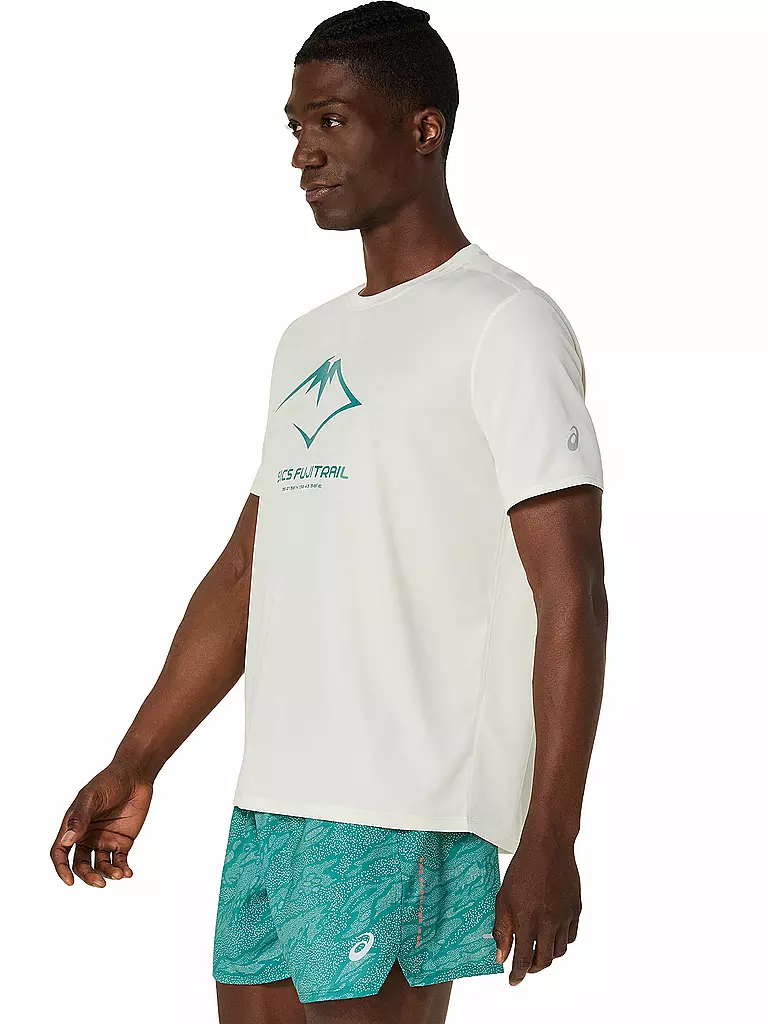 ASICS | Herren Laufshirt Fujitrail Logo SS Top | weiss