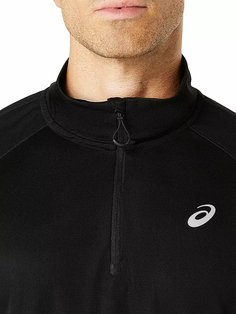 ASICS | Herren Laufshirt Road Lite-Show 1/2 Zip | schwarz