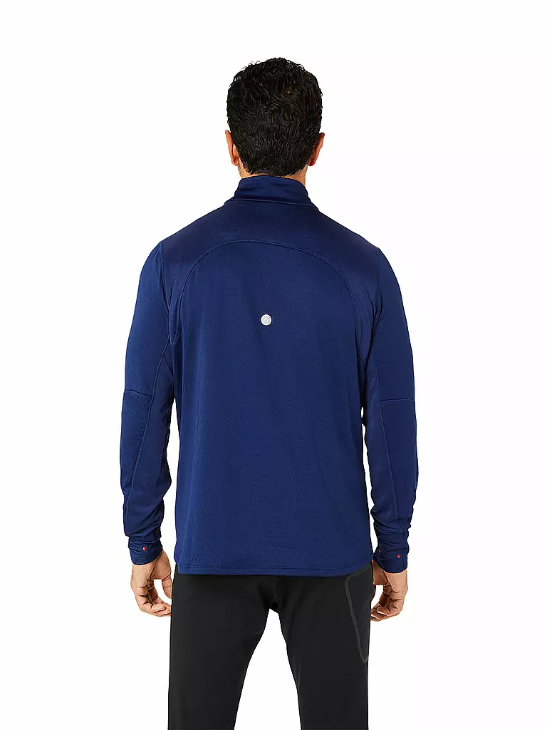 ASICS | Herren Laufshirt Road Winter 1/2 Zip | blau