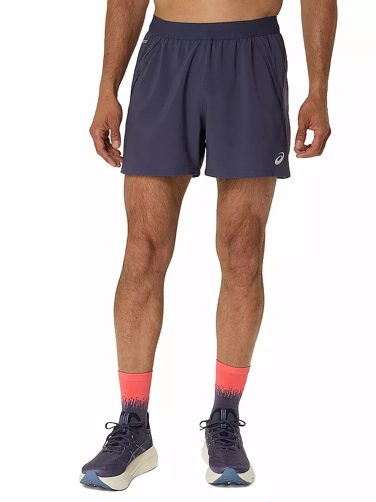 ASICS | Herren Laufshort Road 5inch | dunkelblau