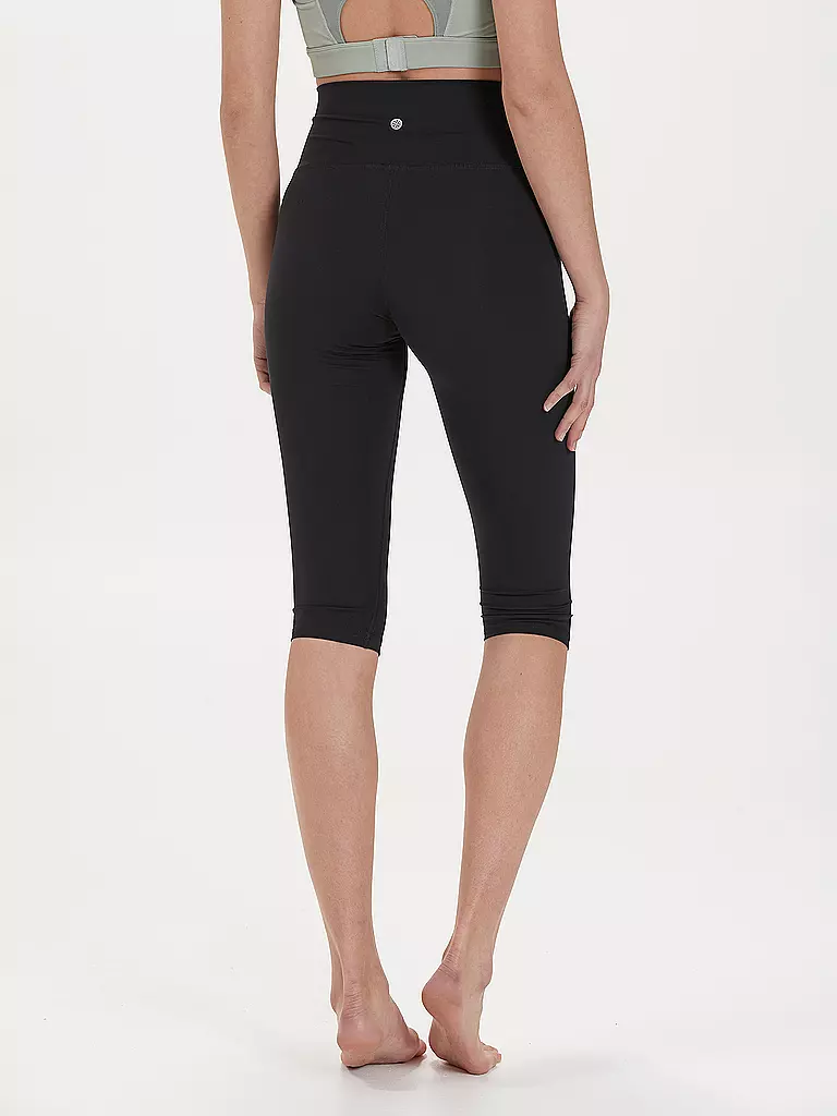 ATHLECIA | Damen Fitnesscapri Franz | schwarz