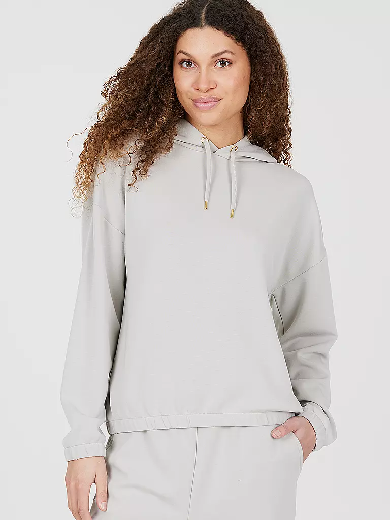 ATHLECIA | Damen Fitnesshoodie Namier | beige