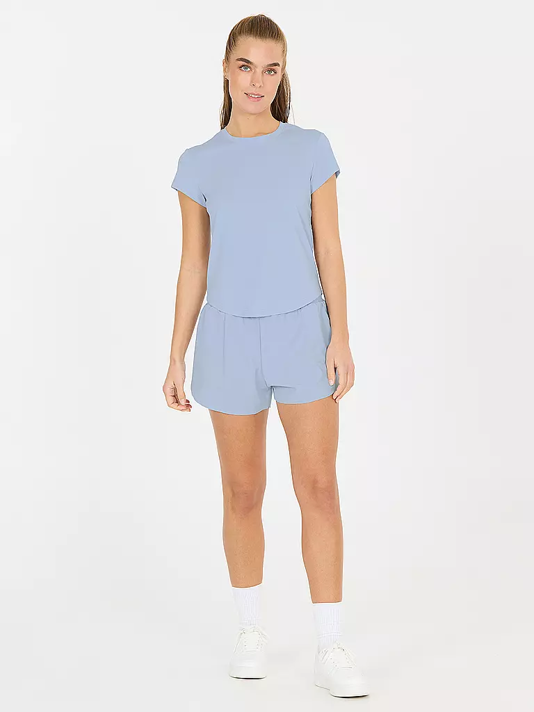 ATHLECIA | Damen Fitnessshort Arilay | hellblau