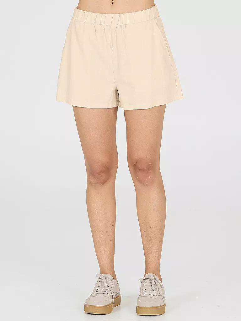 ATHLECIA | Damen Short Resor Leinen | creme