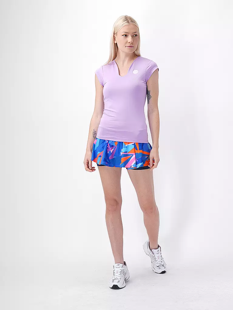 BIDI BADU | Damen Tennisshirt Crew | lila