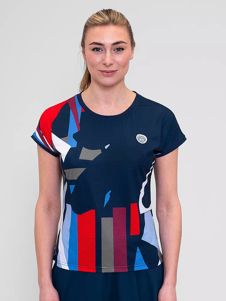 BIDI BADU | Damen Tennisshirt New York | dunkelblau