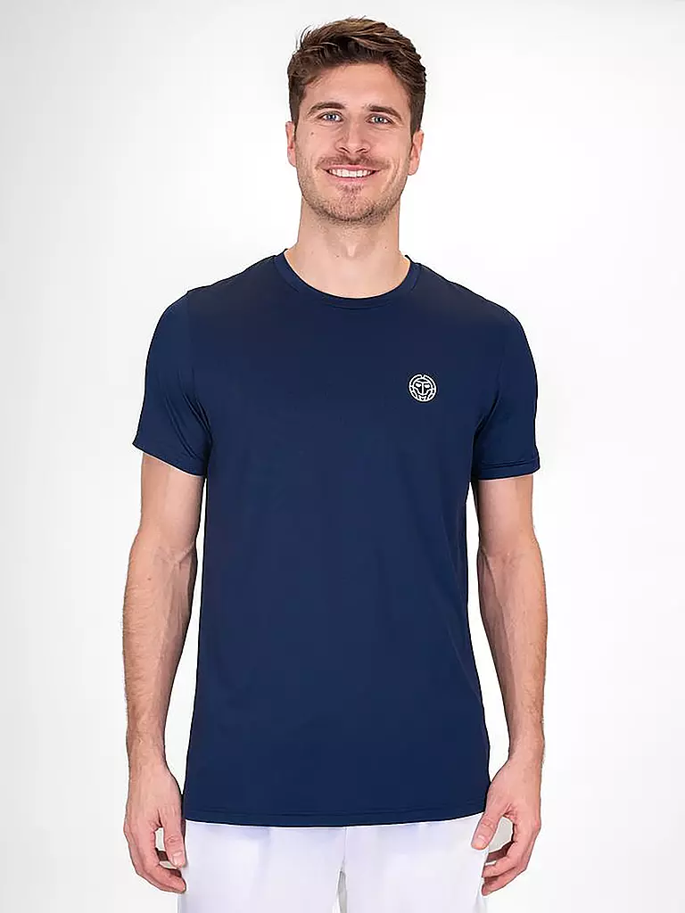 BIDI BADU | Herren Tennisshirt Crew | dunkelblau