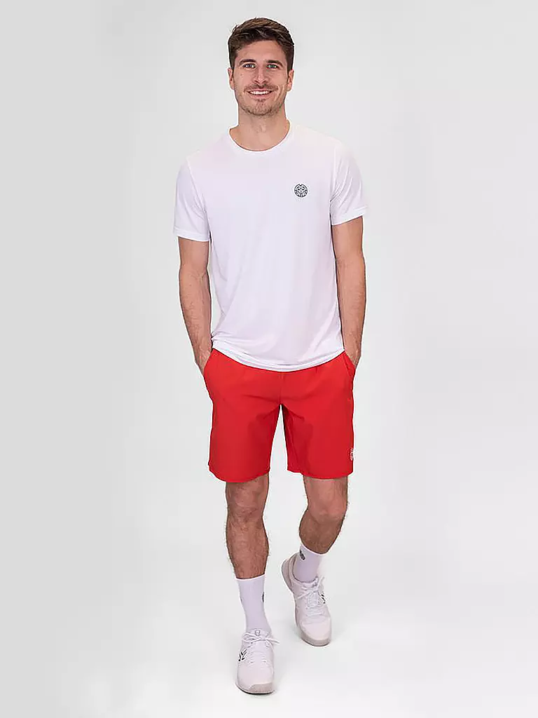 BIDI BADU | Herren Tennisshirt Crew | weiss