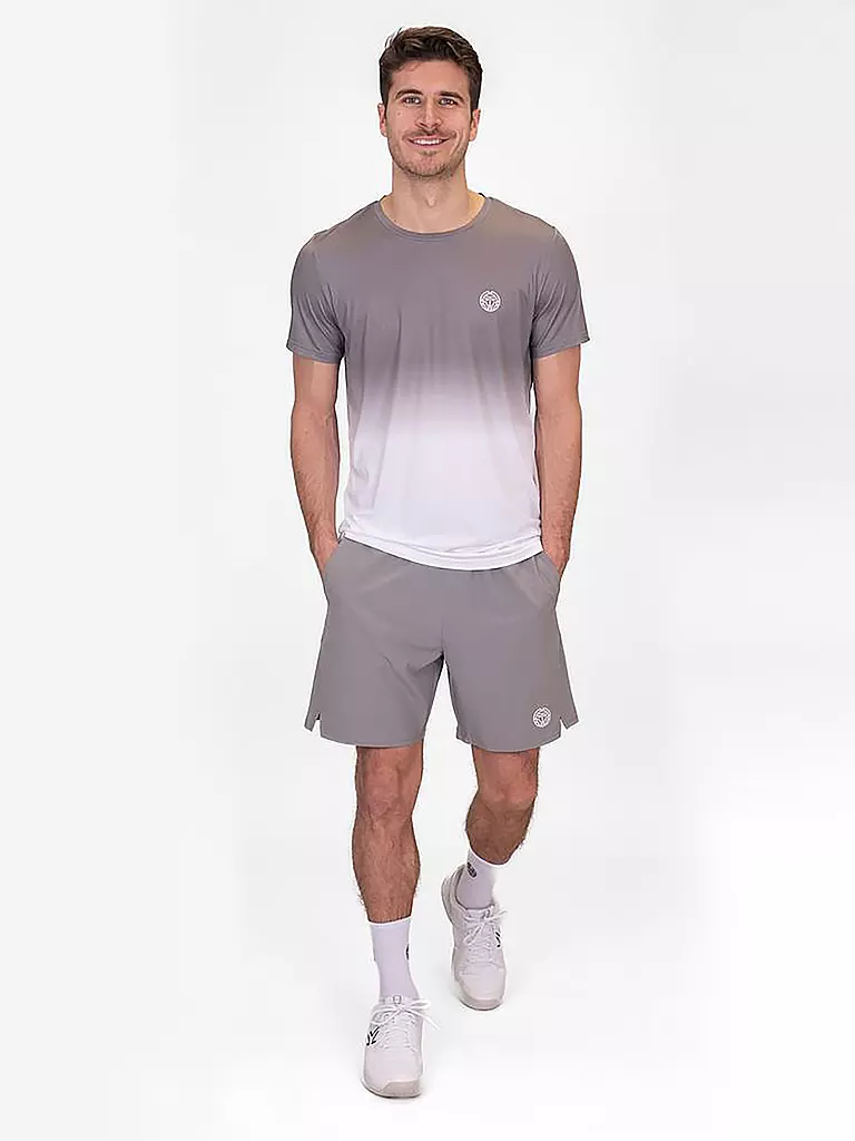 BIDI BADU | Herren Tennisshirt Gradiant | grau