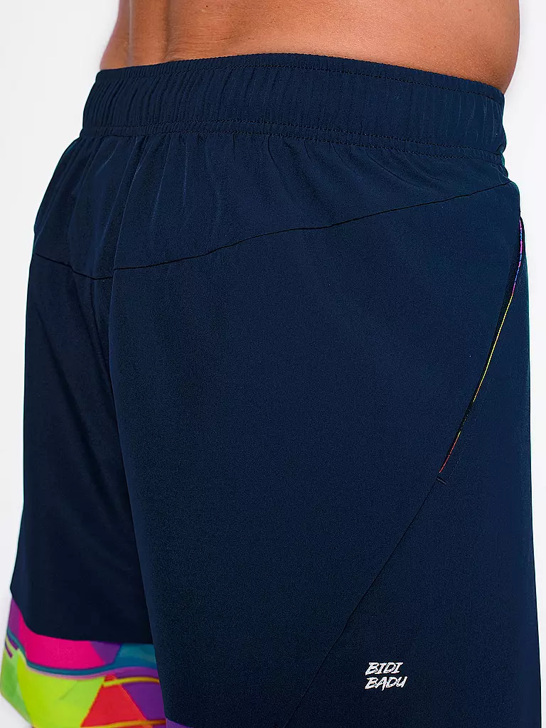 BIDI BADU | Herren Tennisshort Kaleido 7Inch | dunkelblau