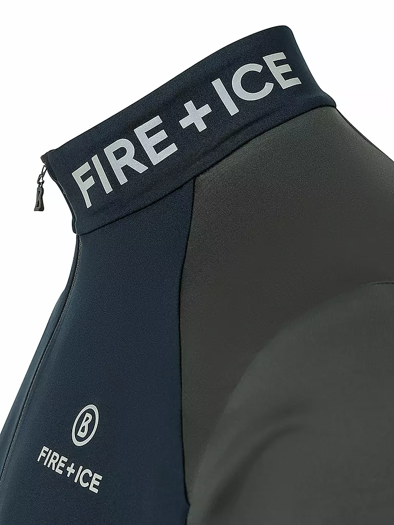 BOGNER FIRE+ICE | Herren Ski Unterzieh Zipshirt Berkan | dunkelblau