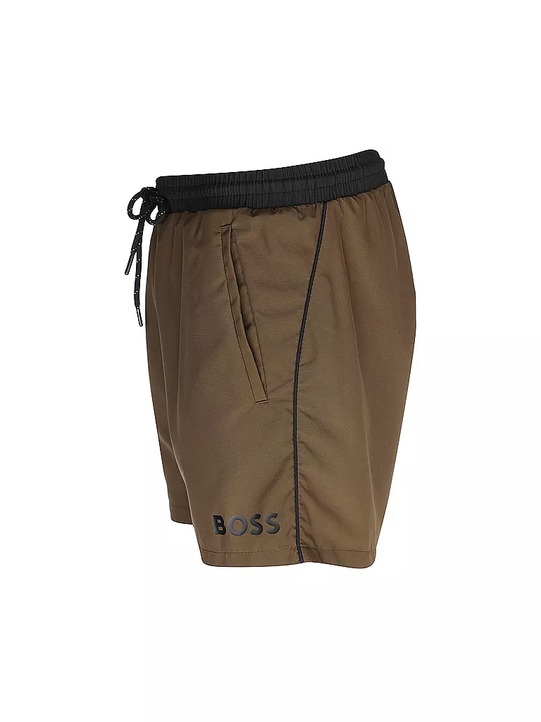 BOSS | Herren Badeshort Starfish | olive