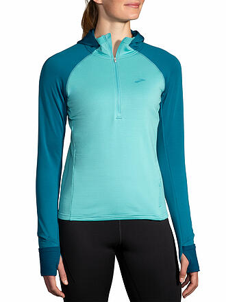 BROOKS | Damen Laufshirt Dash 1/2 Zip Hooded