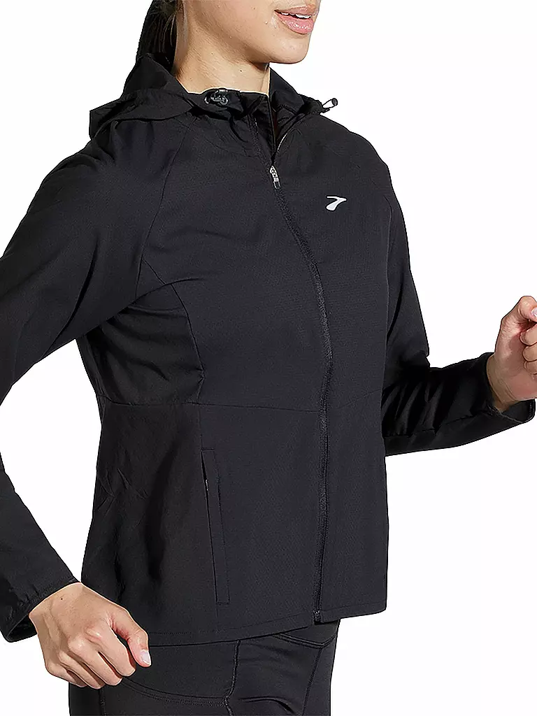 BROOKS | Damen Laufjacke Canopy | schwarz