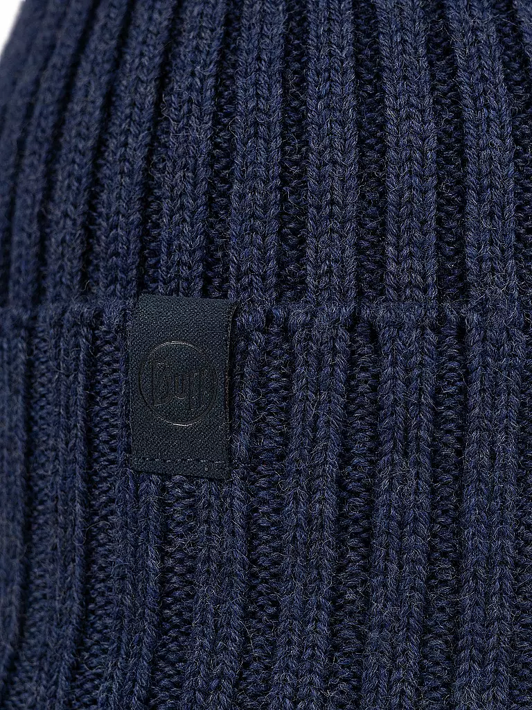 BUFF | Mütze Norval Merino | dunkelblau