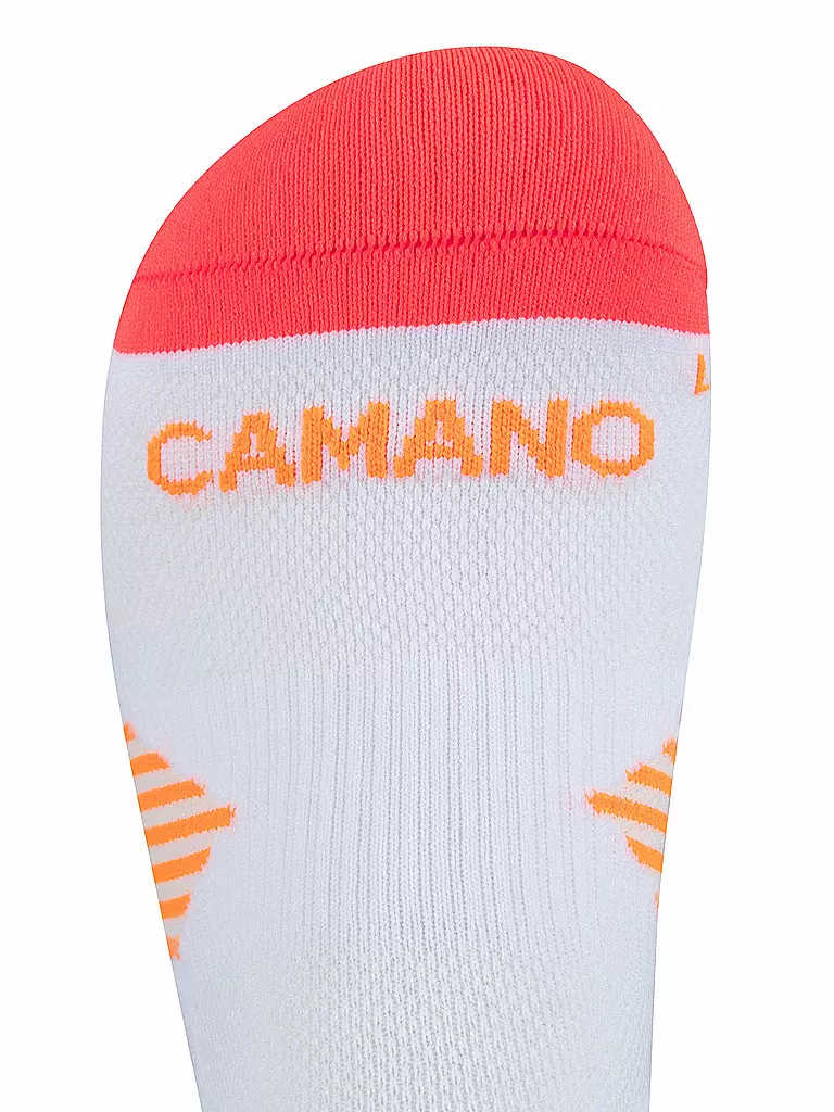 CAMANO | Freizeitsocken Quarter Train Light | koralle