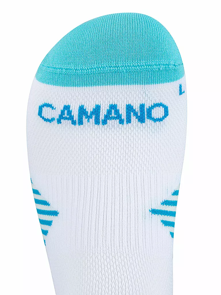 CAMANO | Freizeitsocken Quarter Train Light | blau