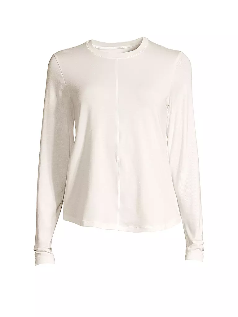 CASALL | Damen Fitnessshirt Delight Crew | weiss