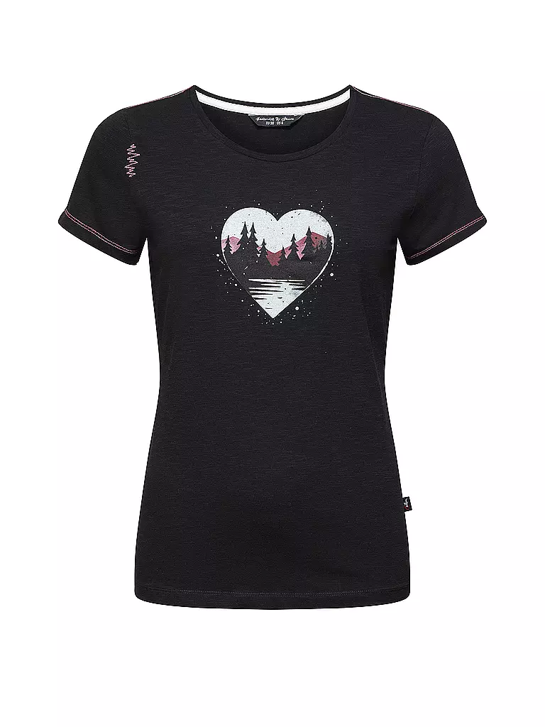 CHILLAZ |  Damen Klettershirt Gandia Mountain Heart | schwarz