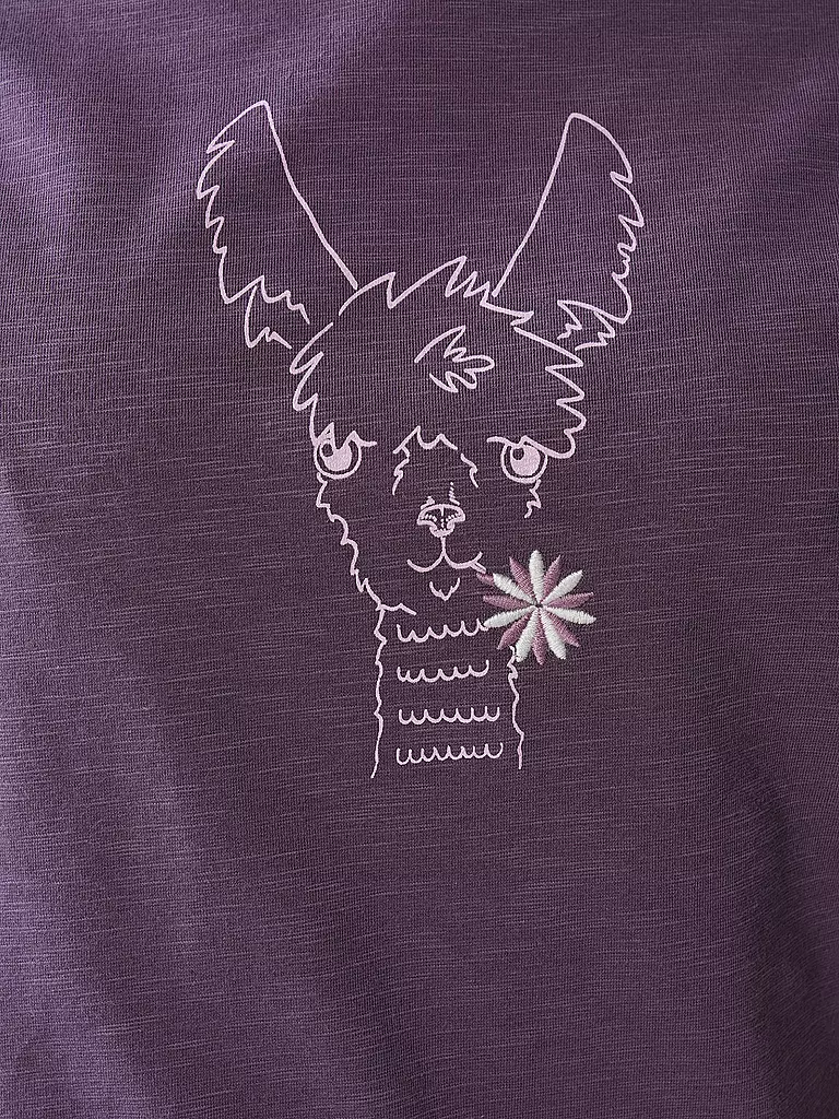 CHILLAZ | Damen Klettershirt Happy Alpaca | lila