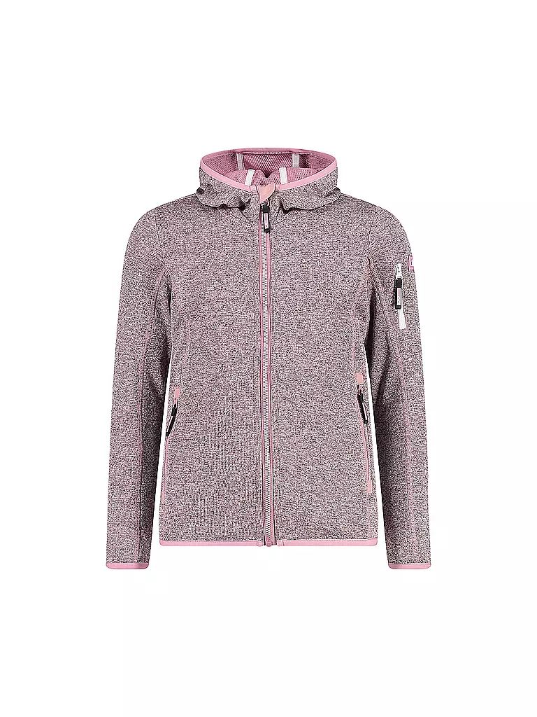 CMP | Mädchen Strickfleecejacke Knitted Hoodie | rosa