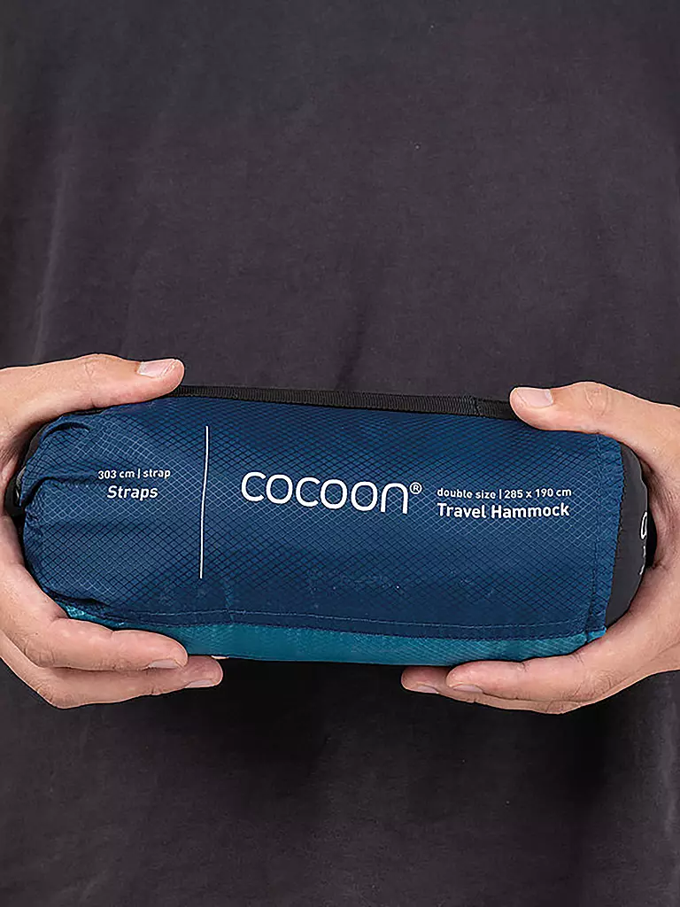 COCOON | Hängematte Travel Hammock Double | blau